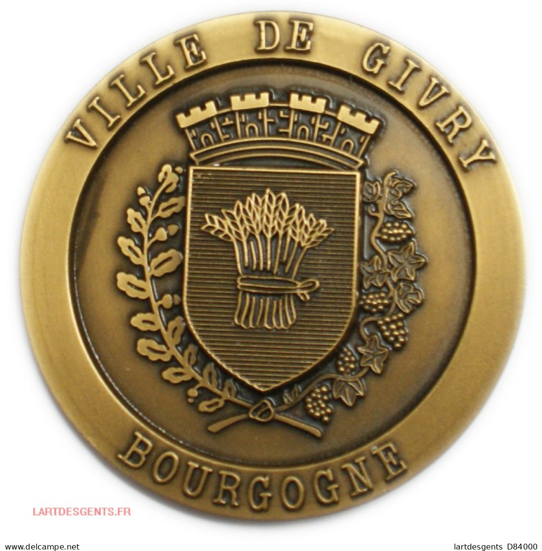 Médaille Ville De GIVRY (71) Bourgogne, Lartdesgents - Royal / Of Nobility