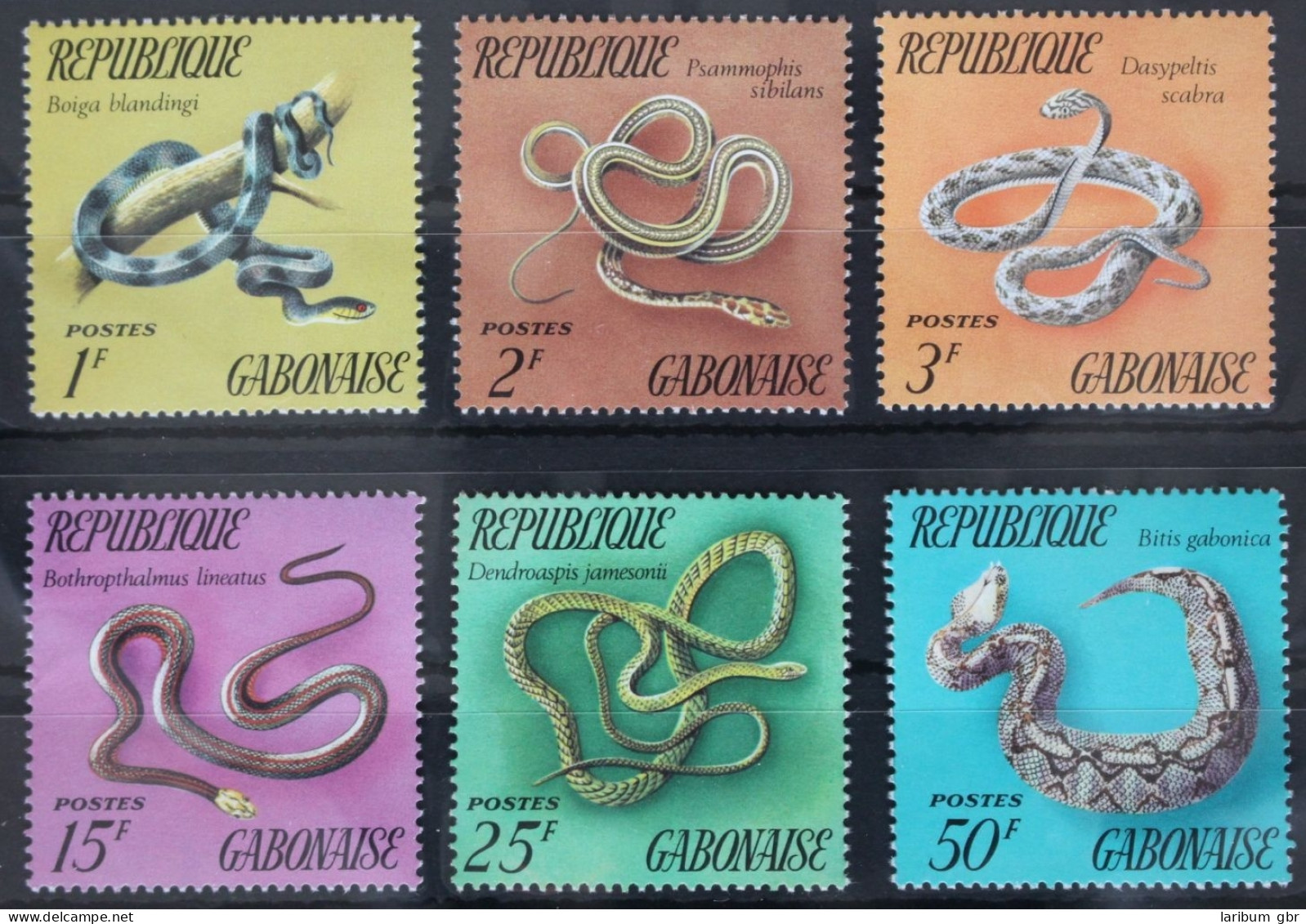 Gabun 481-486 Postfrisch #FX850 - Gabon