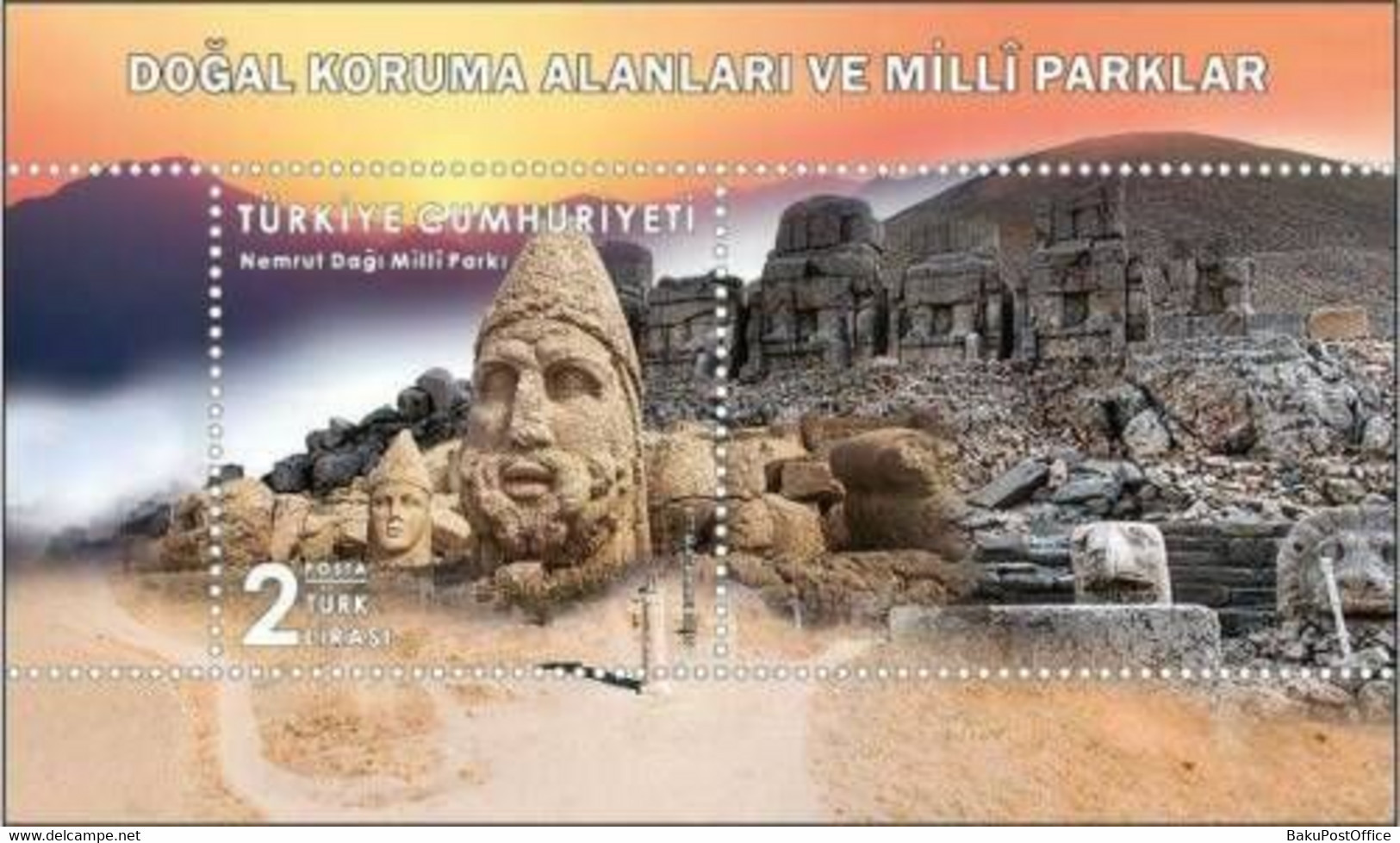 TURKEY Stamps 2019 NATURAL PROTECTION AREAS AND NATIONAL PARKS. ADIYAMAN - Neufs