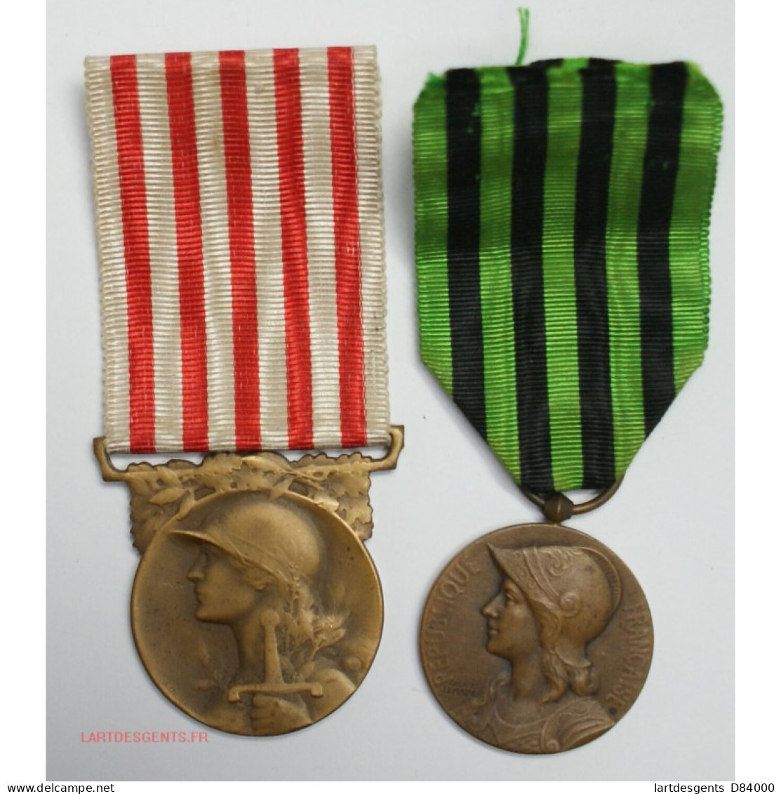 MEDAILLE De La GRANDE GUERRE 1914 - 1918 WW1 + Défenseurs De La Patrie 1870-71 - Royal / Of Nobility