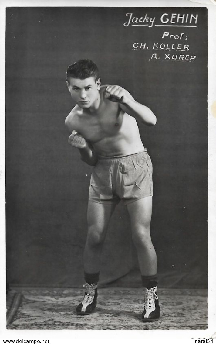 Boxe  - Photo De Jacky GEHIN - Professeurs : Ch KOLLER - A. XUREP - Boxeo