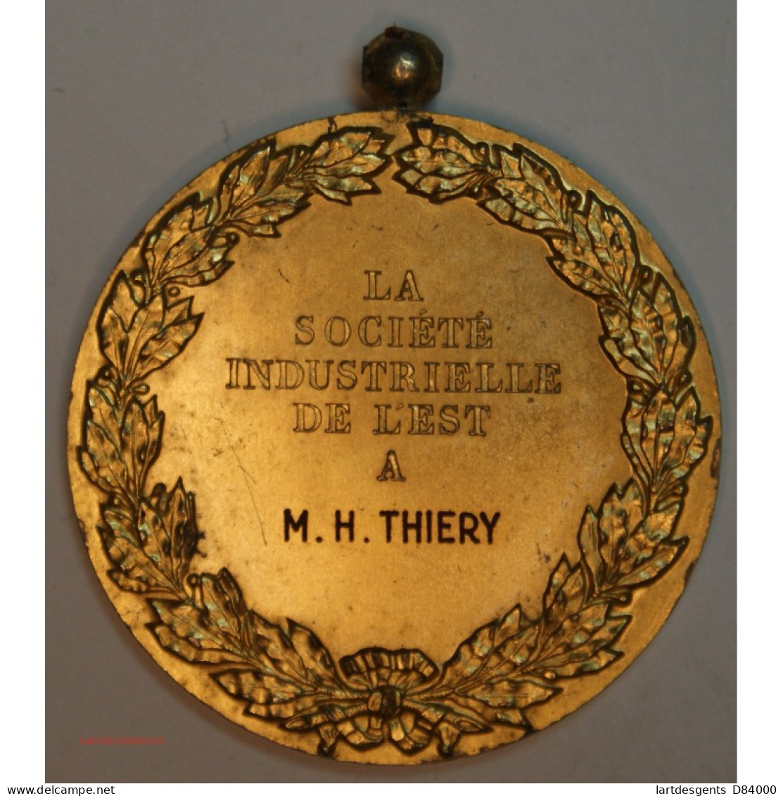 Médaille Argent Doré, Marianne - Sté Industrielle De L'est Année 30 - Royal / Of Nobility