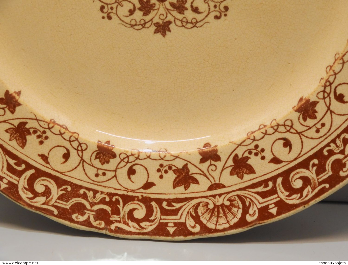 -ANCIENNE ASSIETTE JULES VIEILLARD  Bordeaux Service LOUIS XV COLLECTION    E - Bordeaux (FRA)