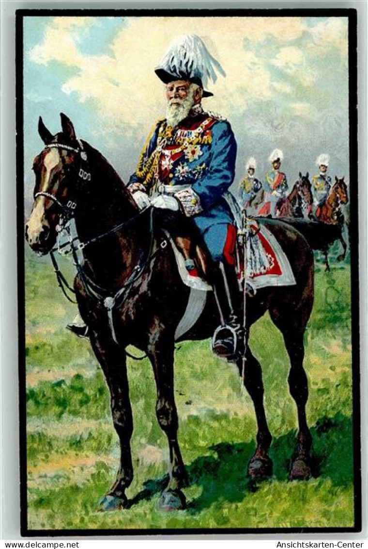 39191909 - Prinzregent Luitpold In Uniform Auf Dem Pferd  Datum 12.12.12. , Zieher, Ottmar Regentenkarte Nr. 506 AK - Königshäuser