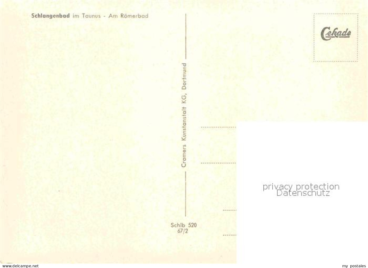 72697009 Schlangenbad Taunus Roemerbad Schlangenbad - Other & Unclassified