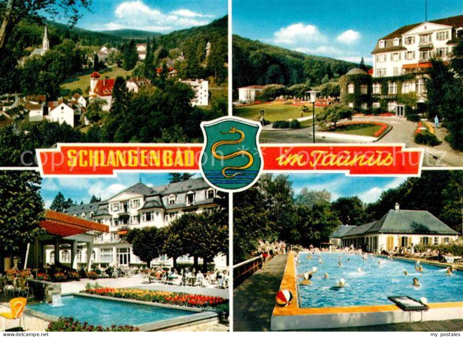 72696999 Schlangenbad Taunus Schimmbad Kurhotel Panorama Schlangenbad - Autres & Non Classés