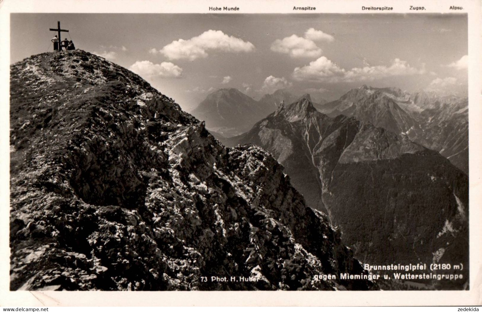 H2427 - Brunnsteingipfel Wettersteingruppe Mieminger - Hans Huber - Garmisch-Partenkirchen