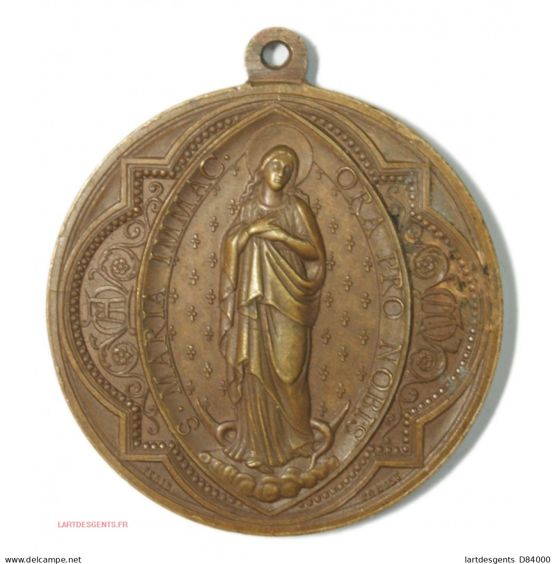 Médaille Religieuse De Collège Mong. (nd 1880) , Lartdesgents.fr - Monarchia / Nobiltà