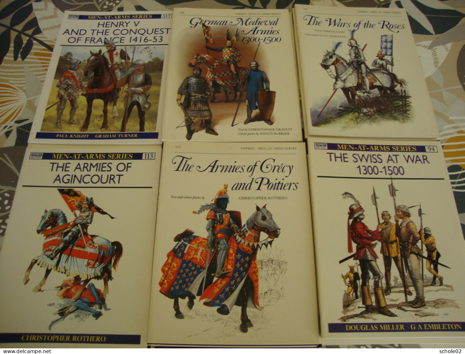 Lot De 30 Titres Osprey Série Men At Arms - Engels