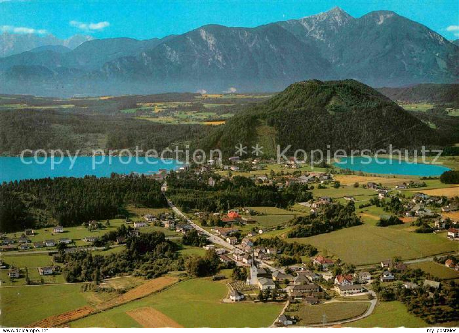 72696929 Kanzian Klopeiner See St Luftaufnahme Kleinsee Steiner Alpen Kanzian Kl - Sonstige & Ohne Zuordnung