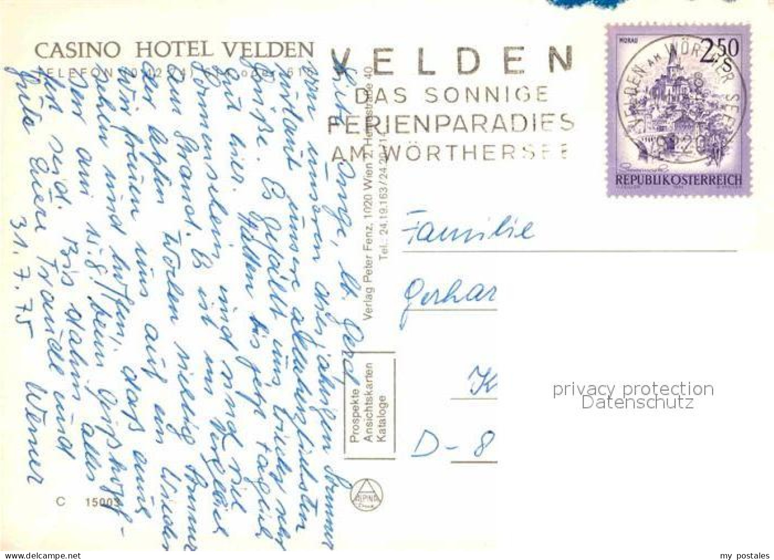 72696917 Velden Woerther See Casino Hotel Strand Velden Am Woerther See - Sonstige & Ohne Zuordnung