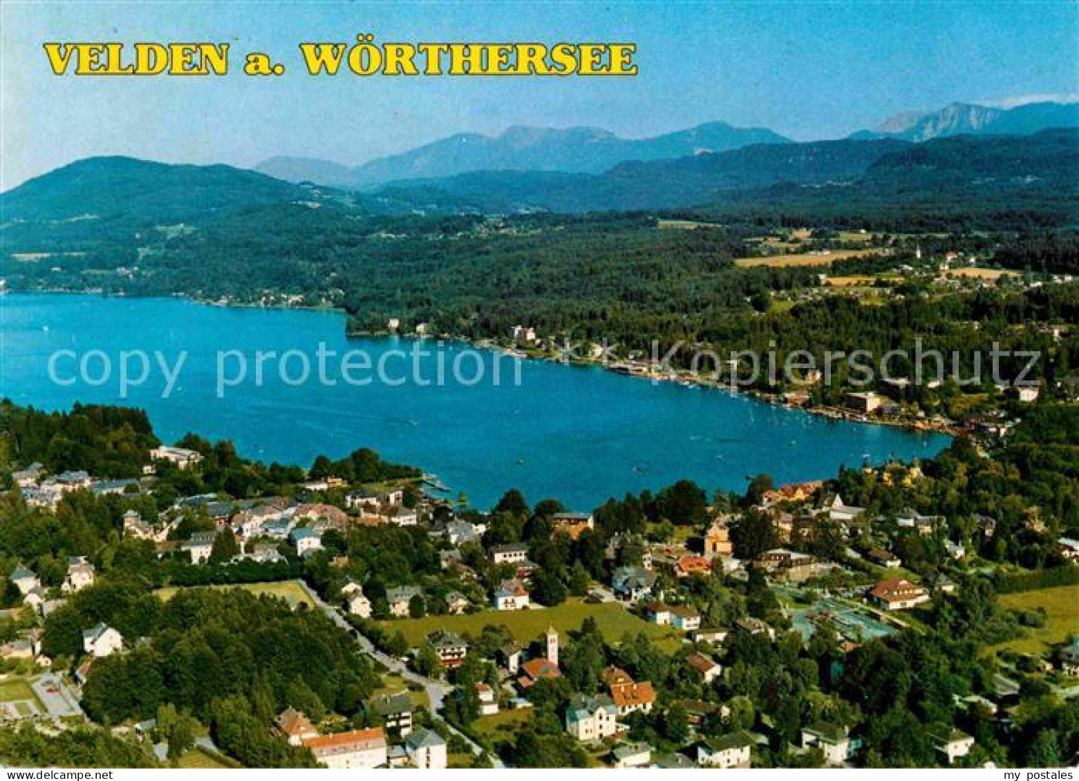 72696909 Velden Woerther See Luftaufnahme Karawanken Velden Am Woerther See - Andere & Zonder Classificatie