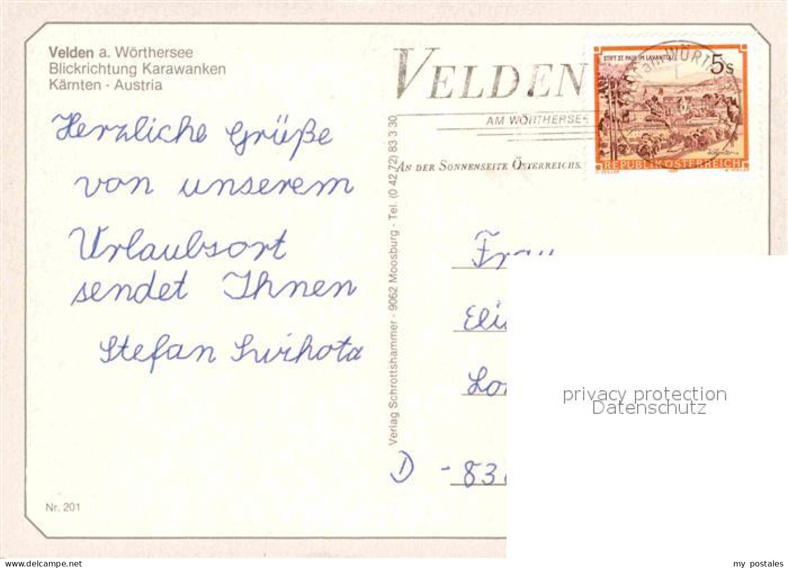 72696909 Velden Woerther See Luftaufnahme Karawanken Velden Am Woerther See - Andere & Zonder Classificatie