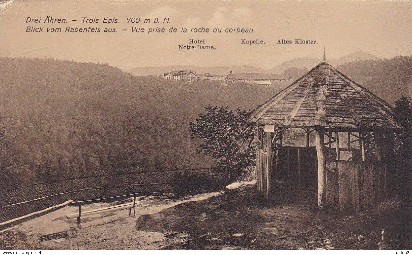 AK Drei Ähren - Trois Epis - Blick Vom Rabenfels Aus - 2. Landsturmbatterie K. Bayer. Armeekorps - 1915  (69427) - Elsass