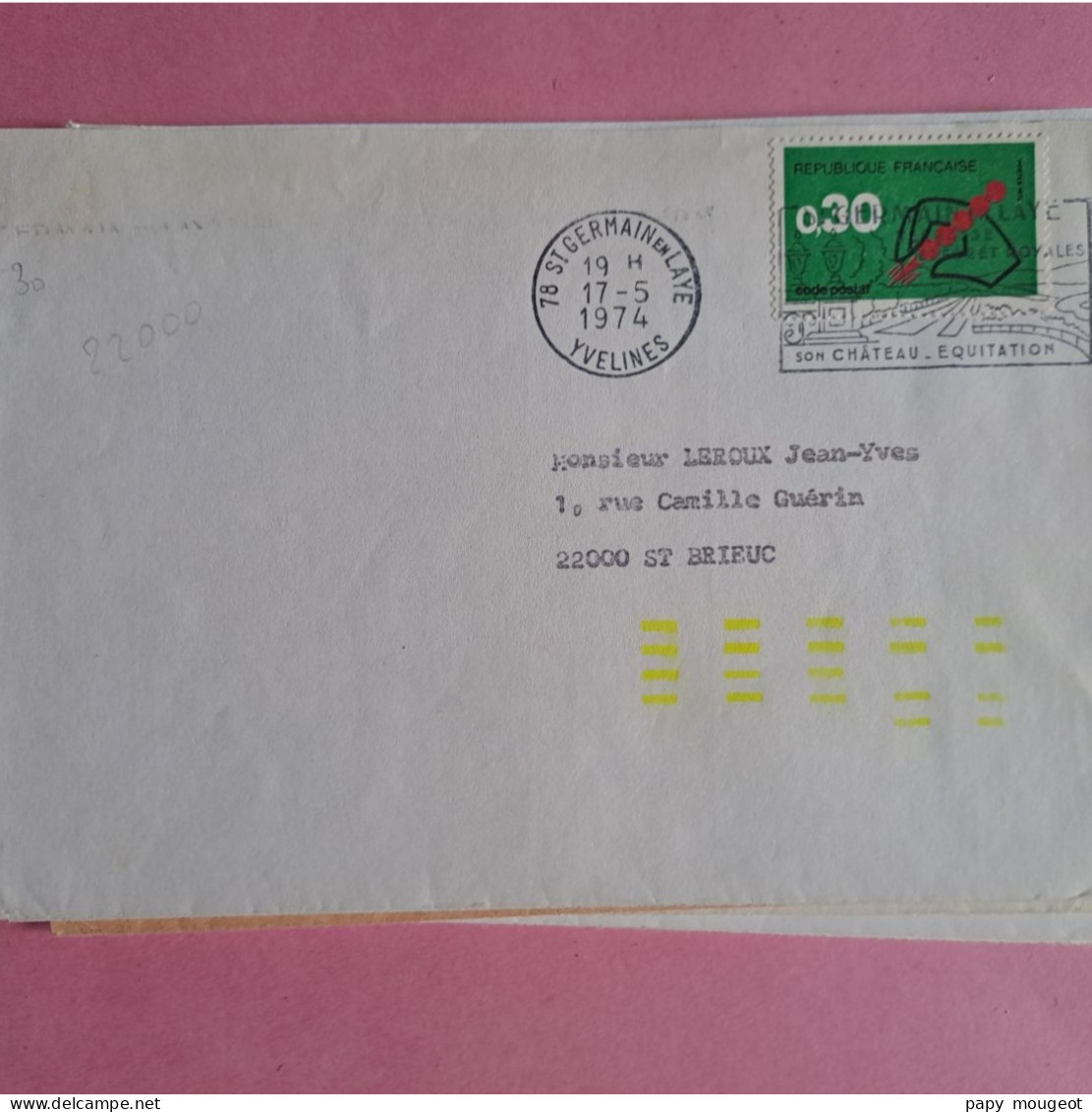 Arcueil - CTE - Indexation Code Arcueil II 04-03-1974 - 30-07-1974 Poste N°30 Code Indexé 22000 - 17-05-1974 - 1961-....