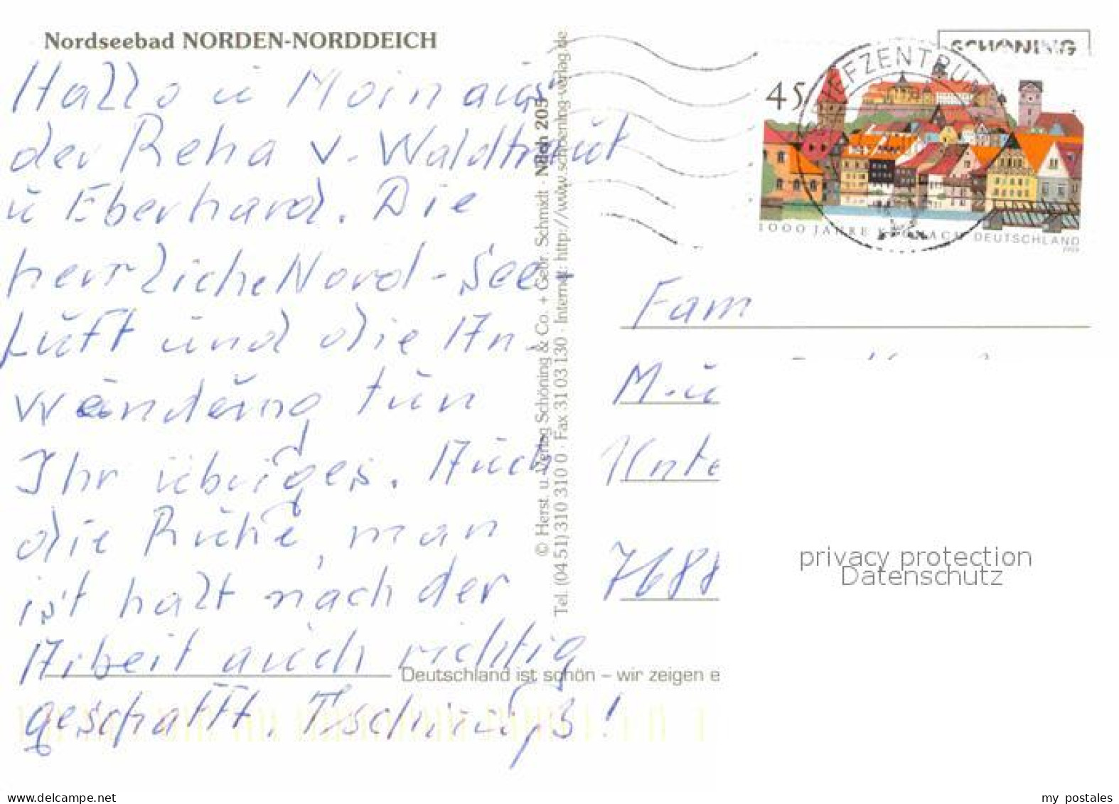 72696793 Norden Norddeich Ostfriesland Hafen Mole Haus Des Gastes Ludgerikirche  - Autres & Non Classés