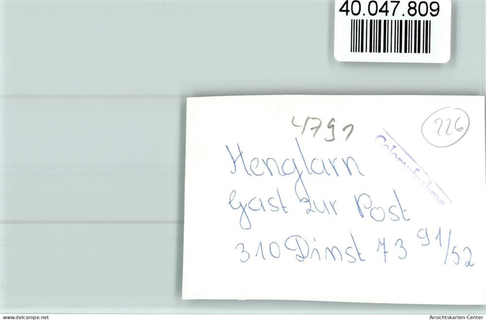 40047809 - Henglarn - Other & Unclassified
