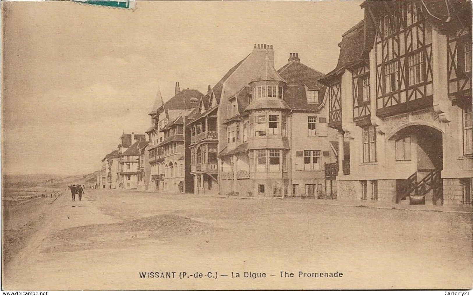 CPSM. 62 WISSANT. LA DIGUE. THE PROMENADE. - Wissant