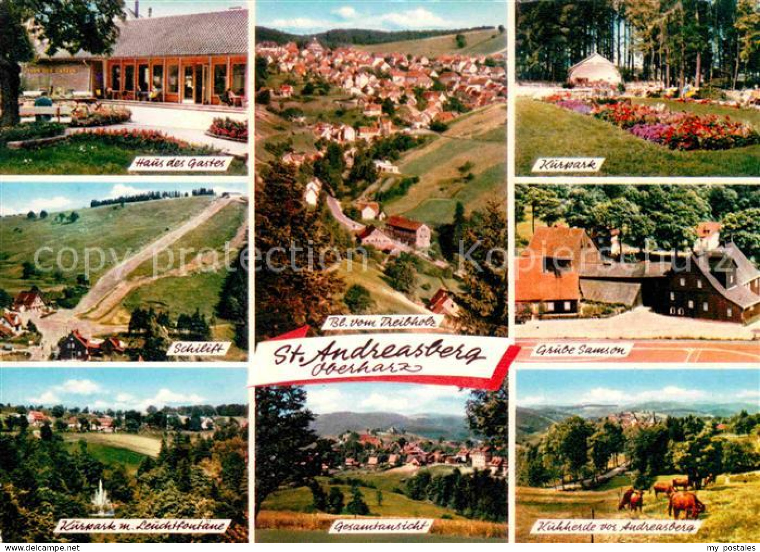 72696716 St Andreasberg Harz Haus Des Gastes Schilift Kurwarte Leuchtfontaene Ku - St. Andreasberg