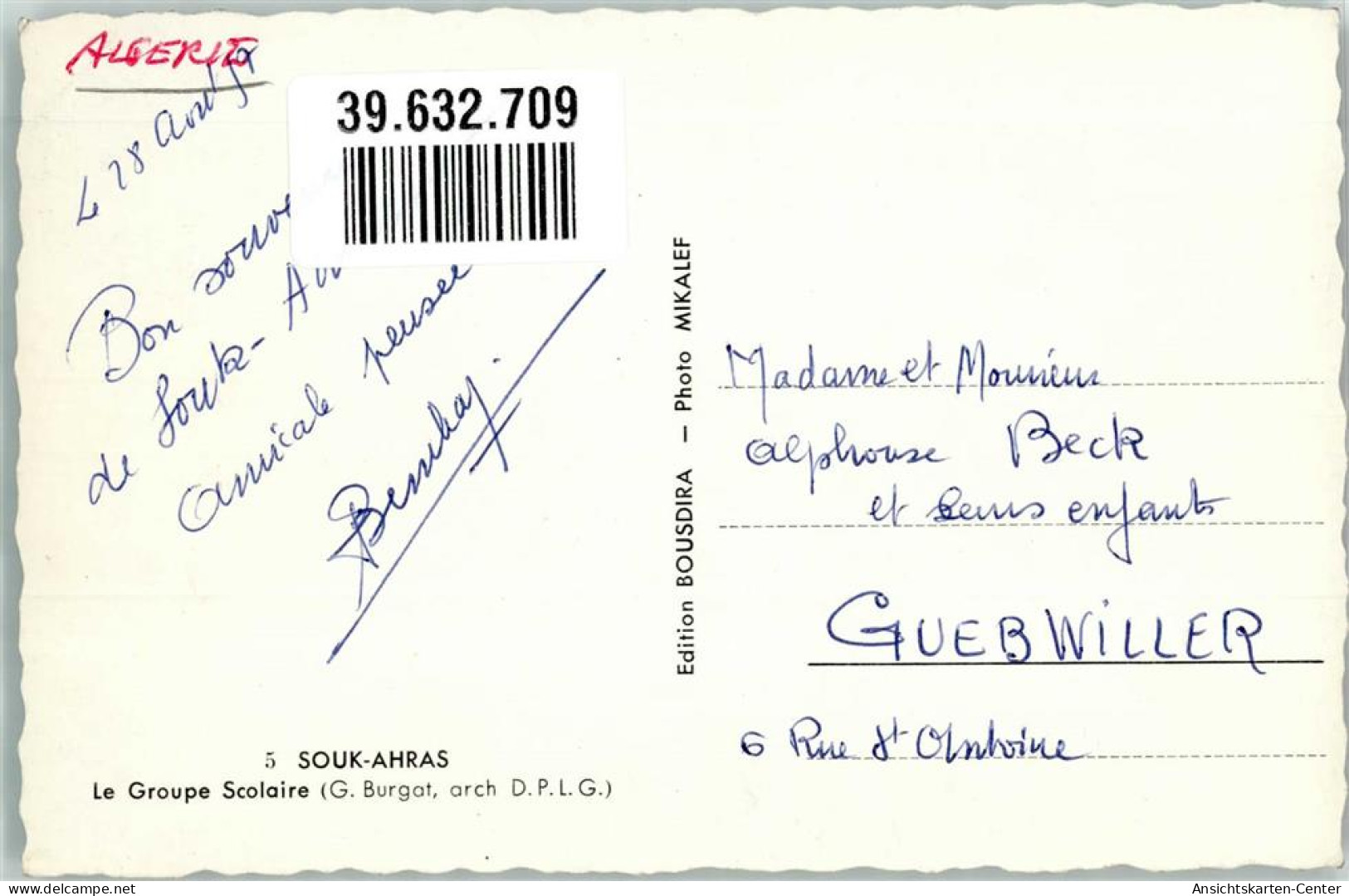 39632709 - Guelma - Andere & Zonder Classificatie