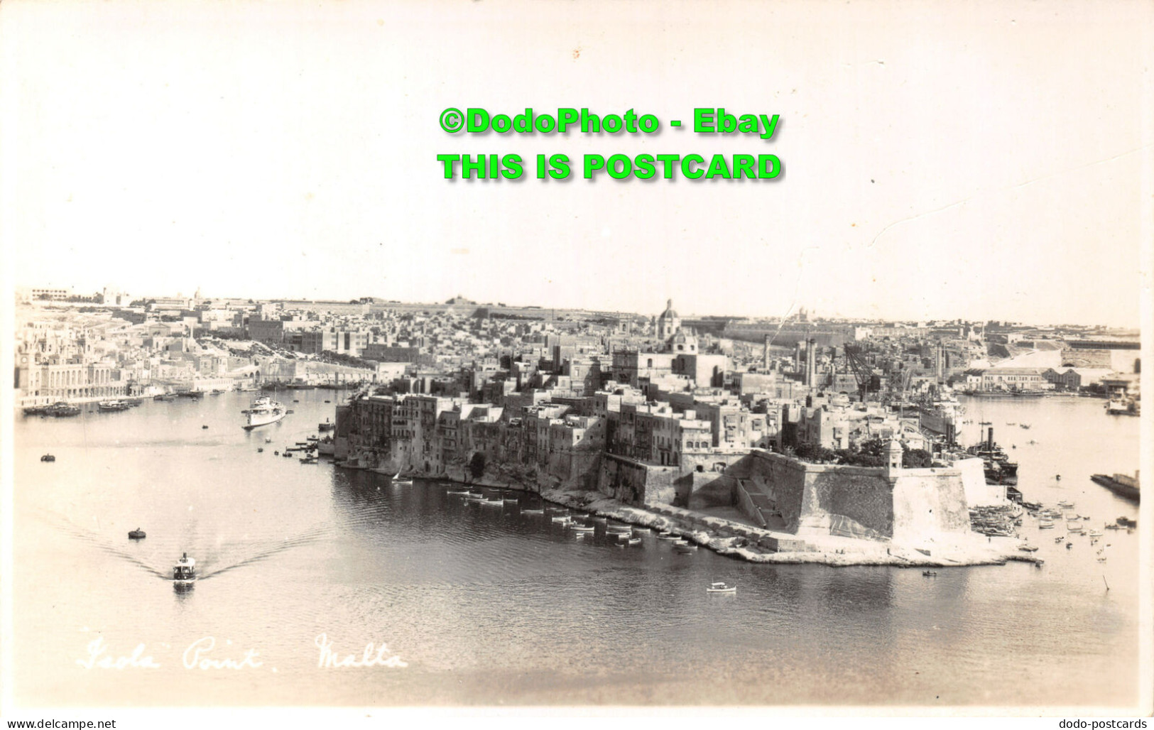 R422908 Malta. Isola Point. Agfa. Postcard - Wereld