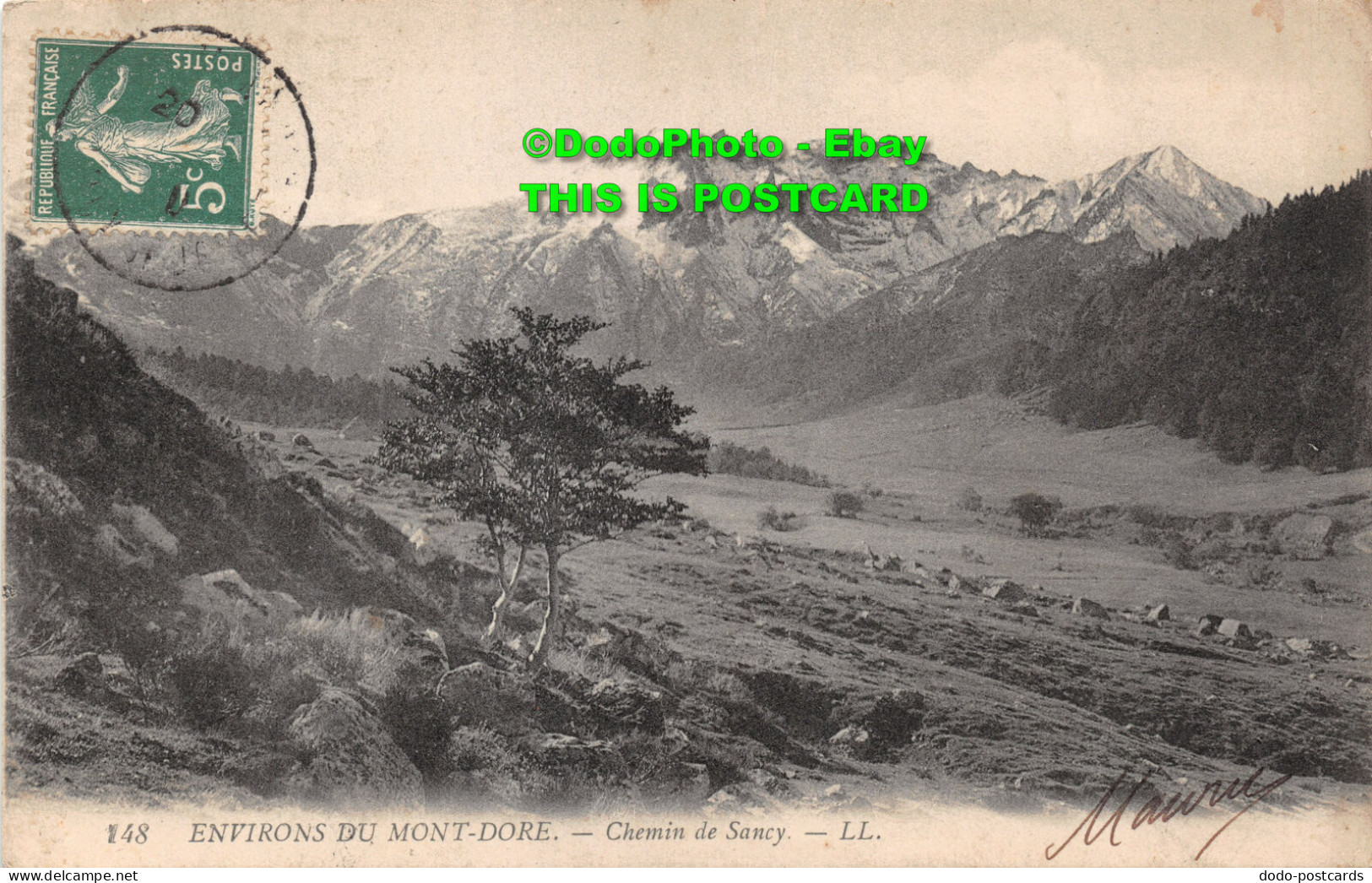 R422914 EEnvirons Du Mont Dore. Chemin De Sancy. LL. 148 - Wereld