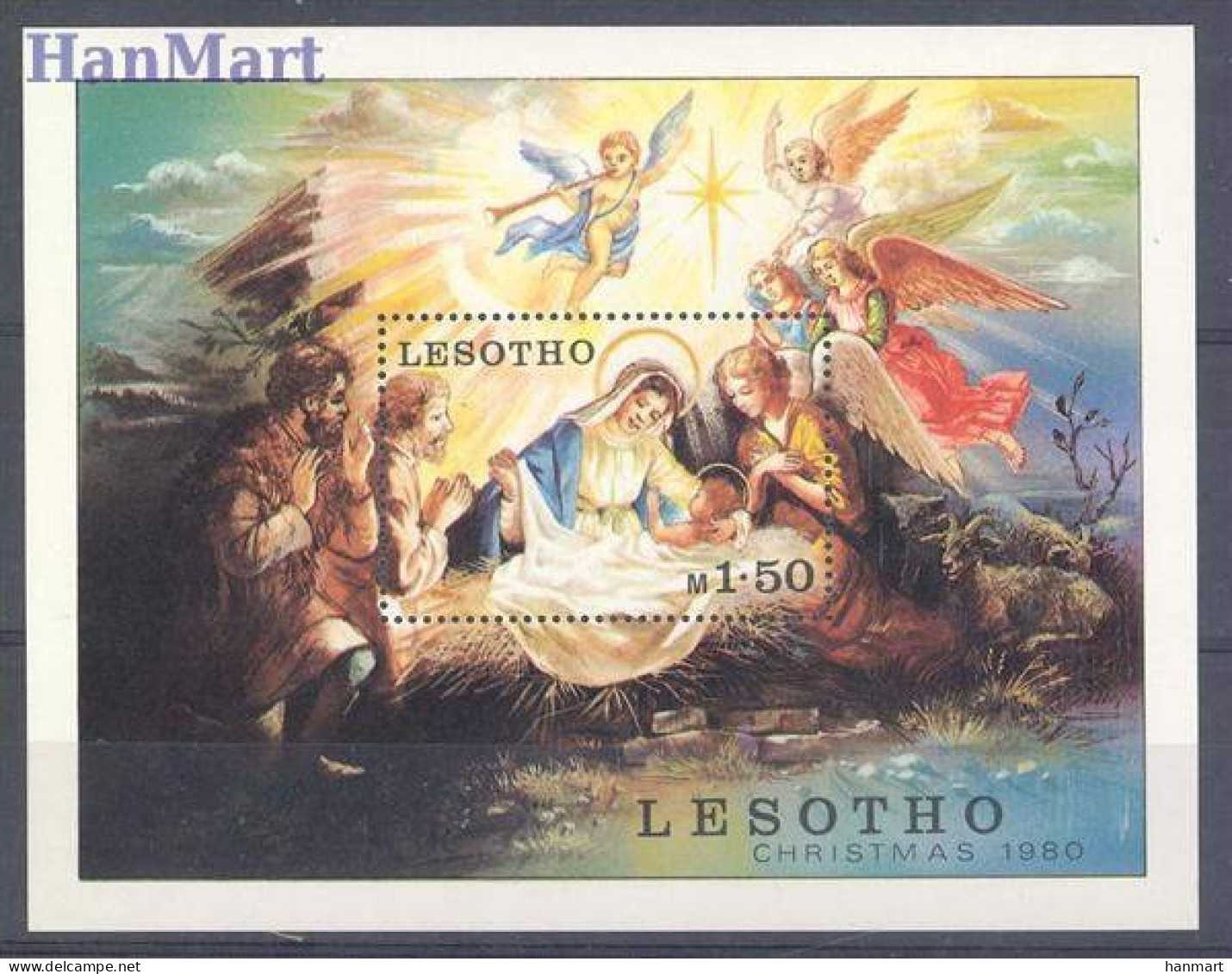 Lesotho 1980 Mi Block 7 MNH  (ZS6 LSTbl7) - Kerstmis