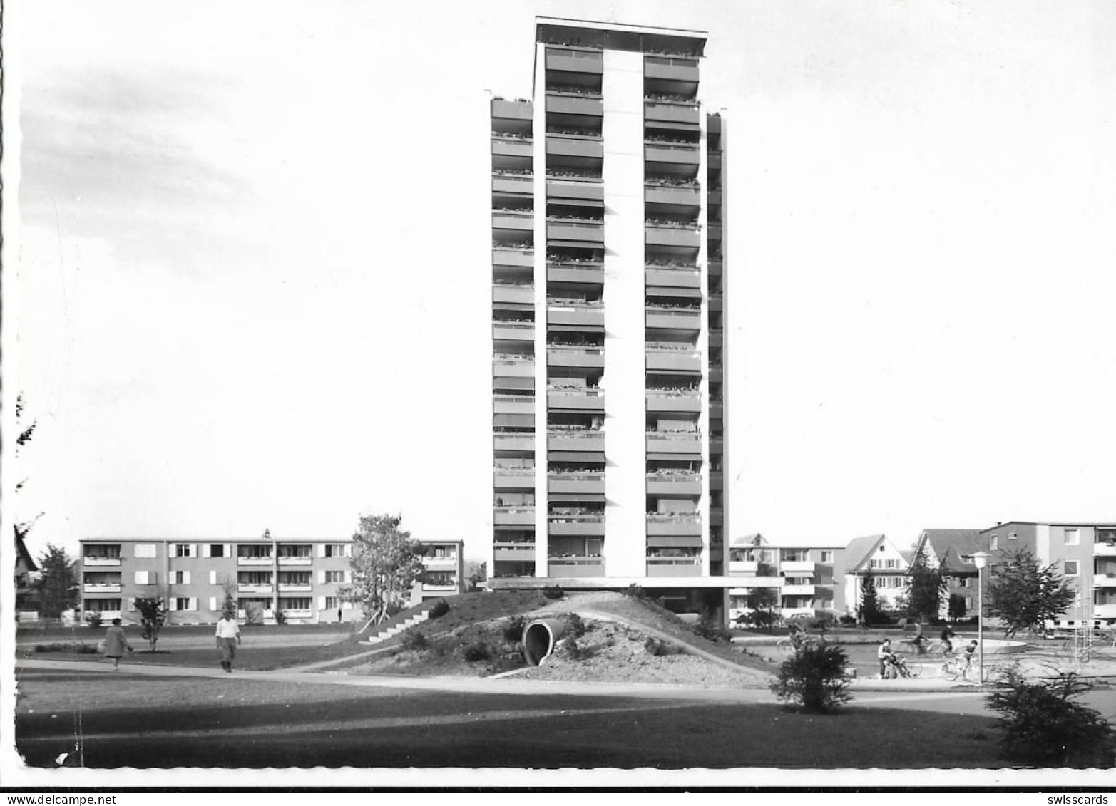 NIEDERUZWIL: Siedlung Wespiwiese Mit Hochhaus 1969 - Sonstige & Ohne Zuordnung