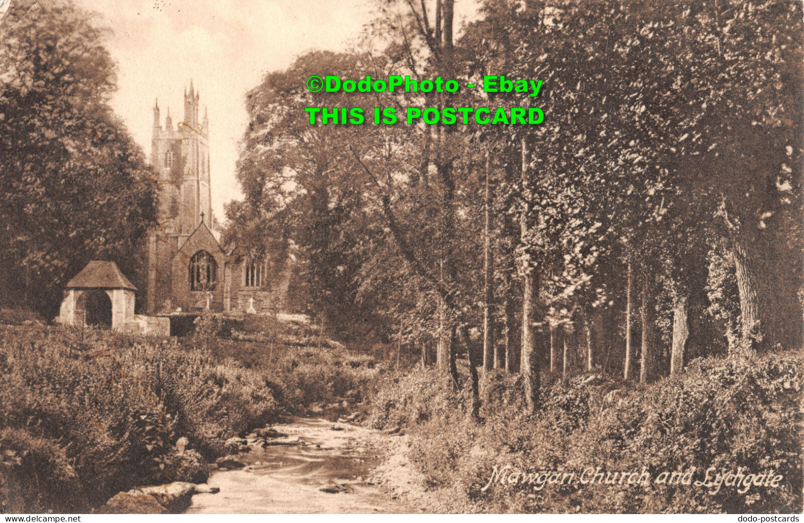R449375 Mawgan Church And Lychgate. Friths Series. No. 33534. 1912 - Wereld