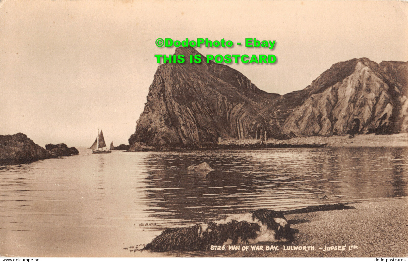 R449463 8726. Man Of War Bay. Lulworth. Judges. Collotype - Wereld