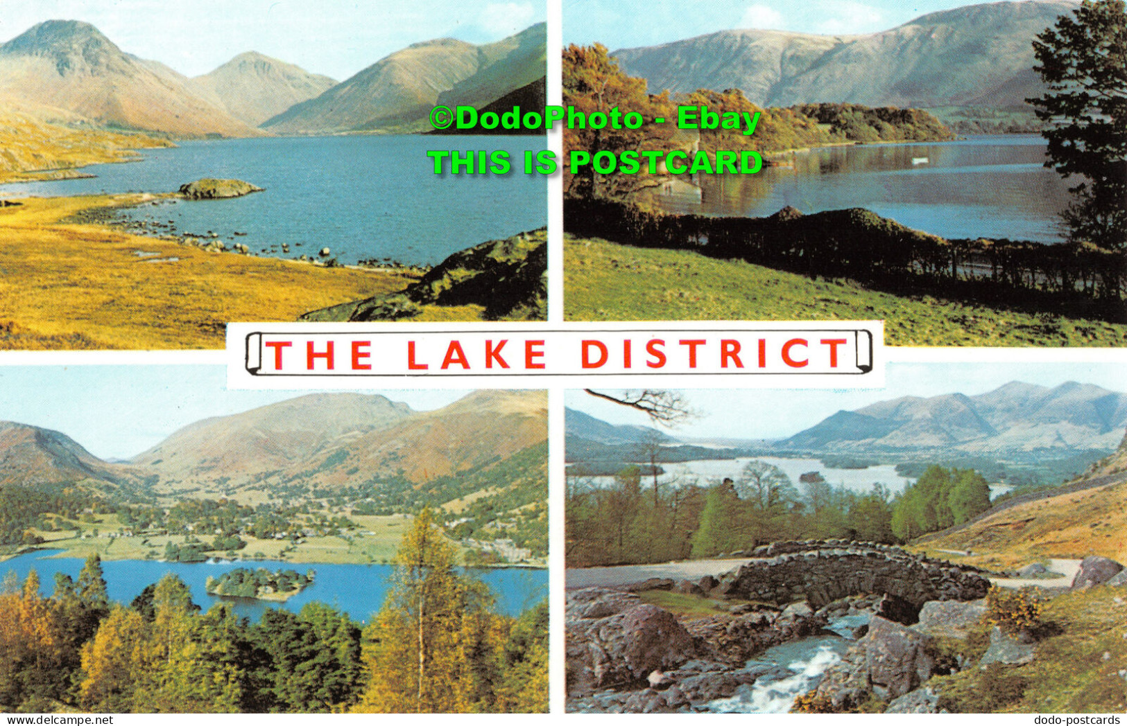 R449152 The Lake District. Sanderson And Dixon. KLD 149. Jarrold. Multi View - Wereld