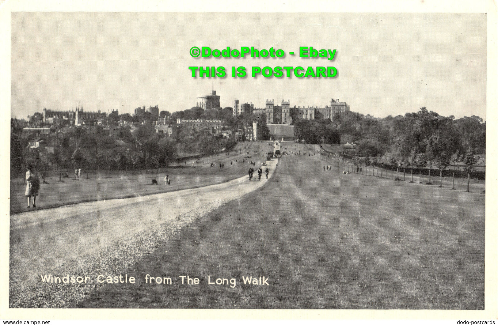 R449393 Windsor Castle From The Long Walk. T. V. A. P. Oxford. Series XXVIII. 11 - Wereld