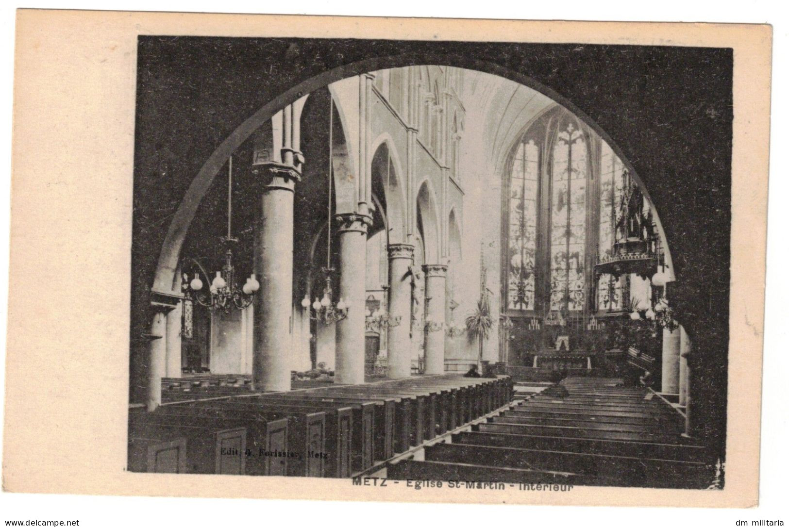 57 - METZ -  ÉGLISE ST-MARTIN - INTERIEUR - MOSELLE - Metz