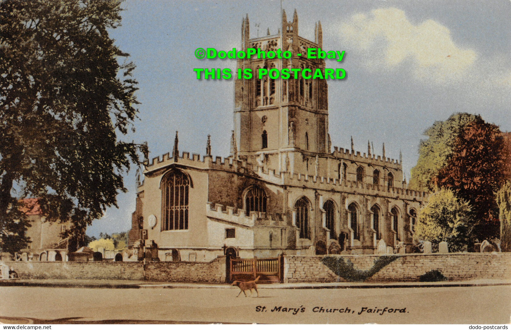 R449166 St. Marys Church. Fairford. M. And L. National Series - Wereld