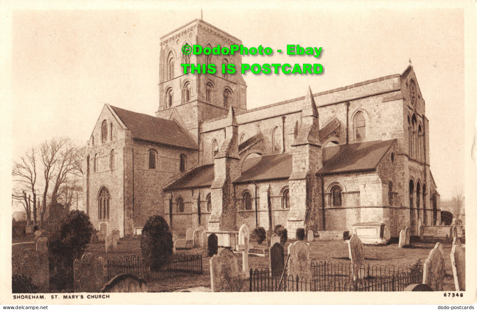 R449167 Shoreham. St. Marys Church. 67342. Photochrom. 1932 - Wereld