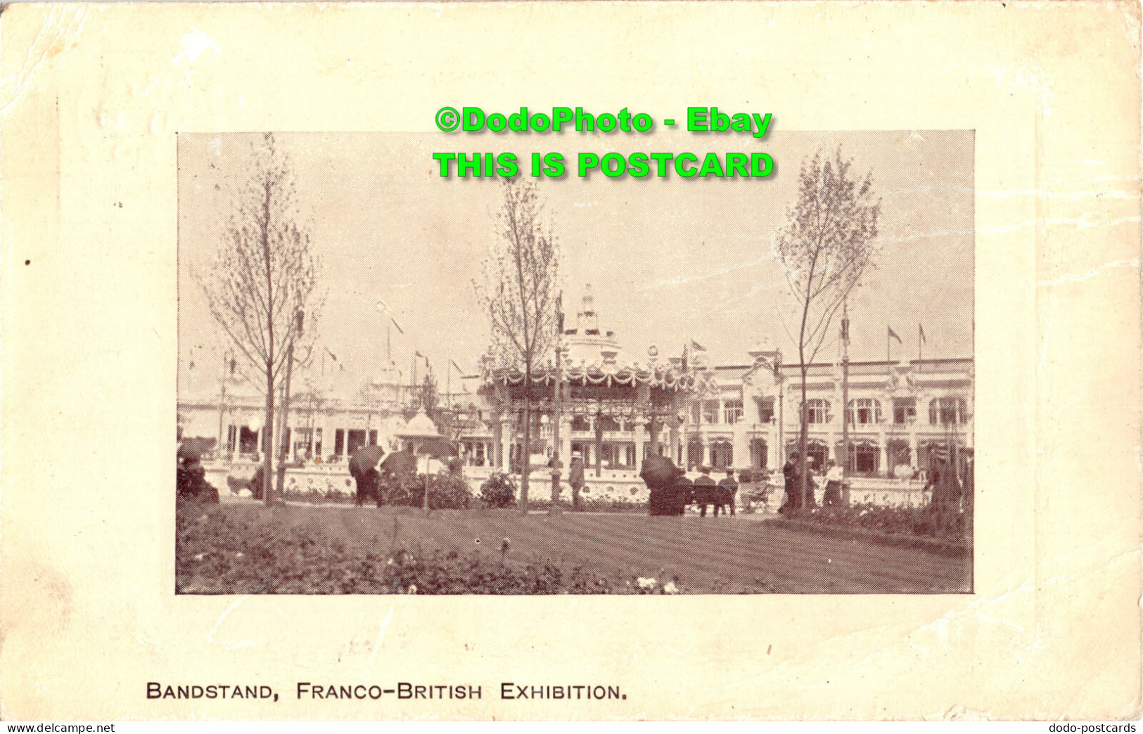 R449487 Bandstand. Franco British Exhibition. J. W. B. London. 1909 - Other & Unclassified