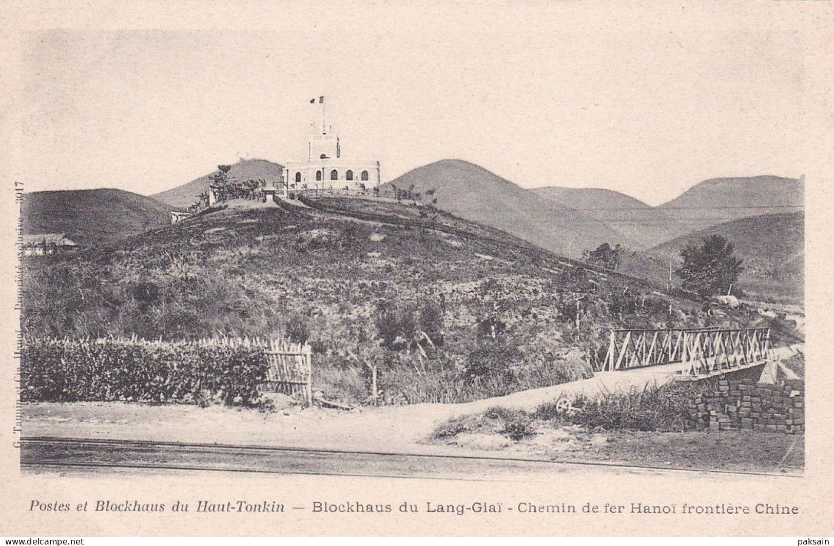 Postes Et Blockhaus Du Haut-Tonkin - Blockhaus Du Lang-Giai - Chemin De Fer Hanoi Frontière Chine Yun-Nan Indochine - Viêt-Nam