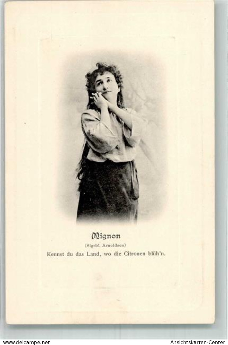 39784809 - Weibliche Figur Aus Goethes Gedicht Kennst Du Das Land Wo Die Citronen Bluehn Verlag Odemar 1003 - Femmes Célèbres