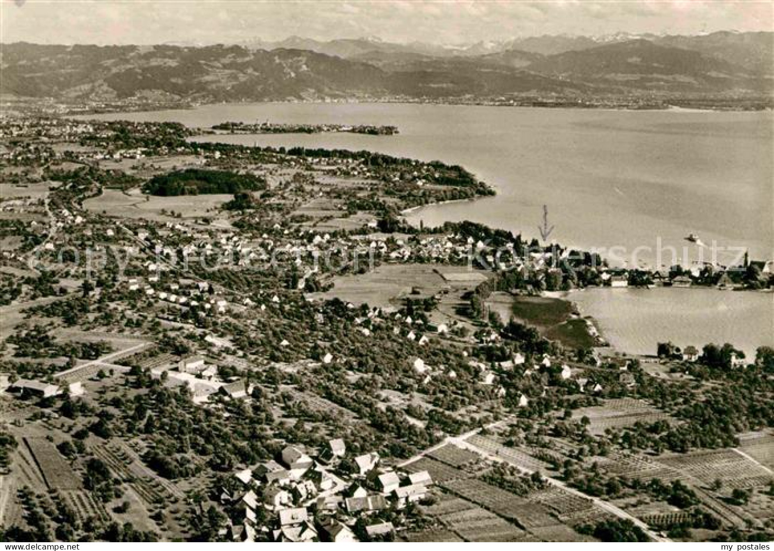 72695964 Wasserburg Bodensee Fliegeraufnahme Wasserburg - Wasserburg A. Bodensee