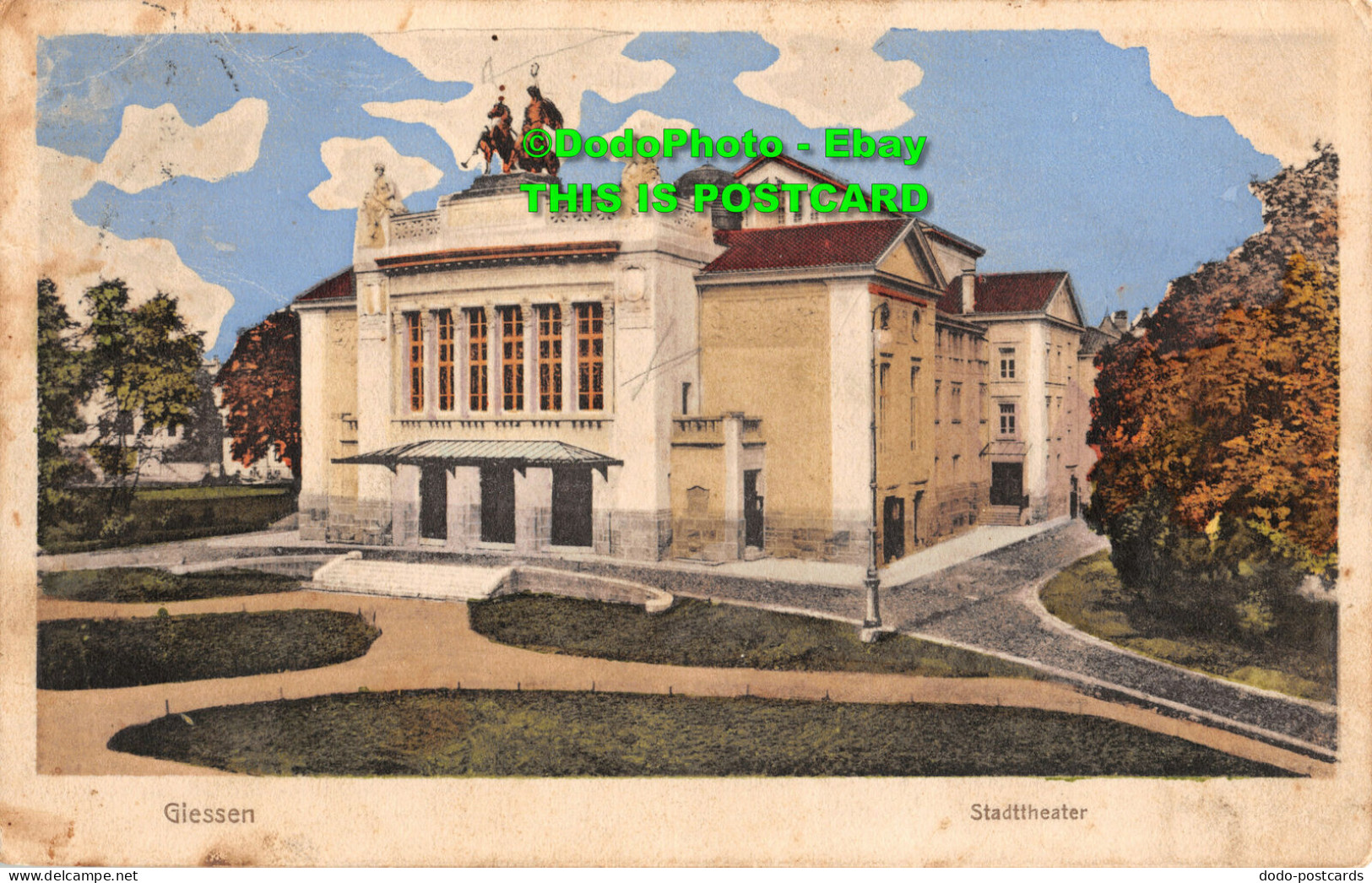 R449182 Giessen. Stadttheater. Trinks. Leipzig St. No. 6 - Wereld