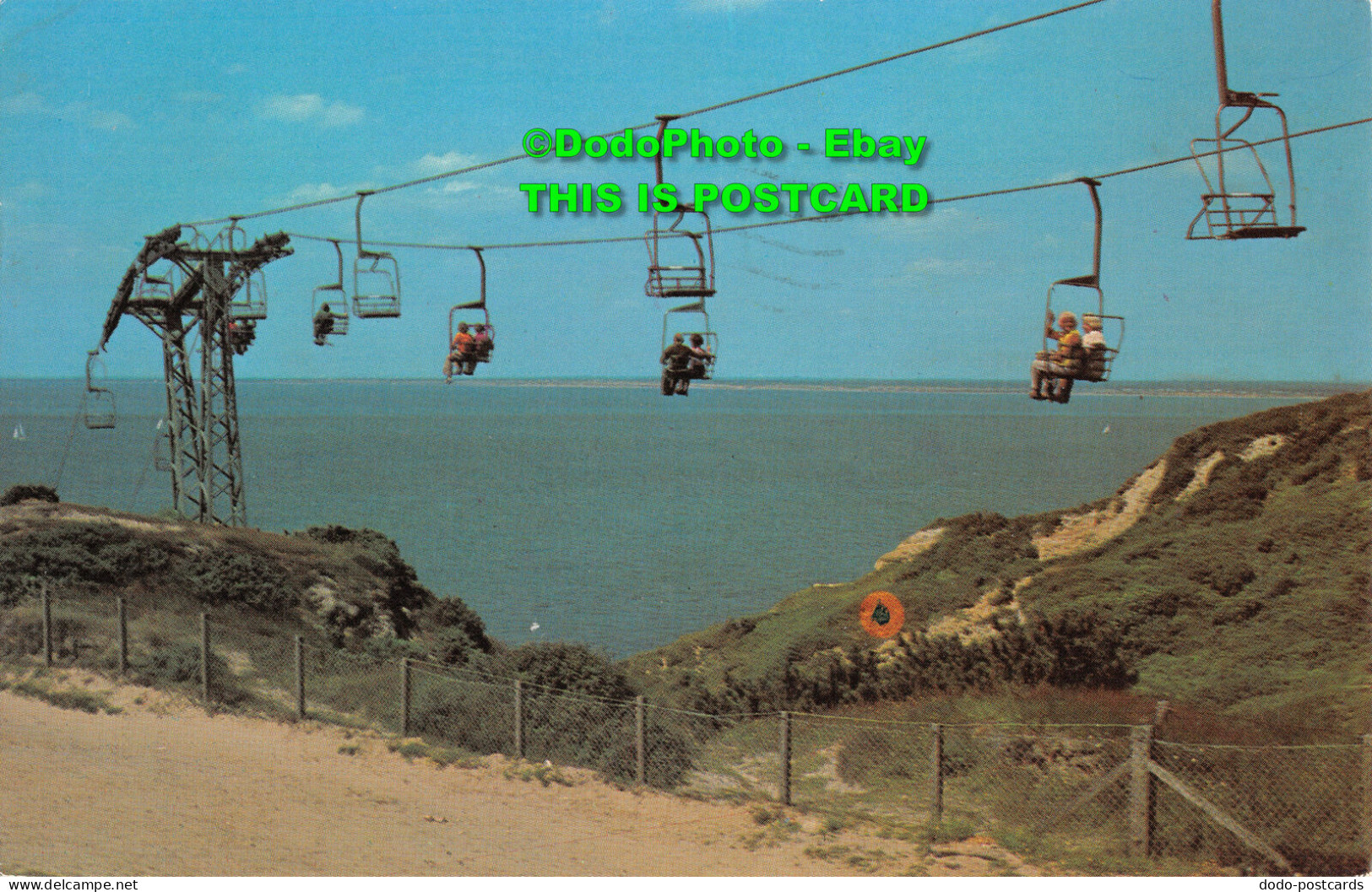 R449188 Alum Bay. The Chairlift. Isle Of Wight. 2468. Island Tourist Products. 1 - Wereld