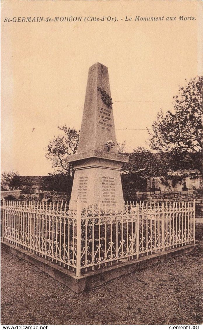 Saint Germain De Modeon Le Monument Aux Morts - Sonstige & Ohne Zuordnung