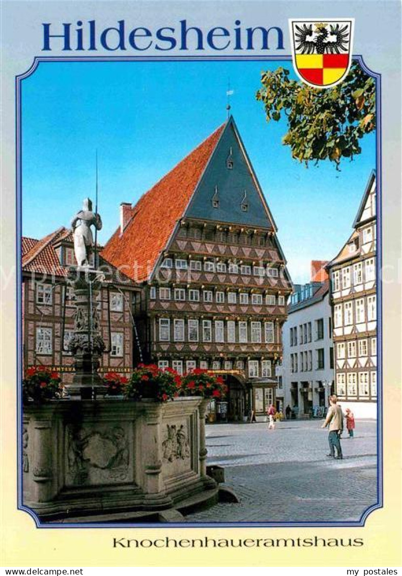 72695189 Hildesheim Knochenhaueramtshaus Brunnen Altstadt Fachwerkhaeuser Hildes - Hildesheim