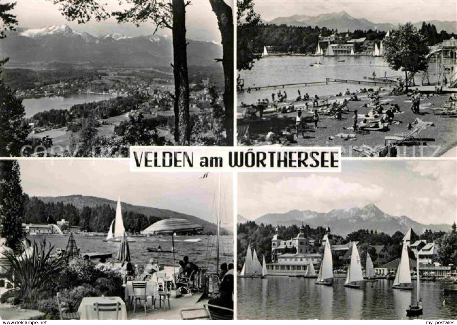 72694756 Velden Woerther See Strand Fliegeraufnahme Velden Am Woerther See - Other & Unclassified