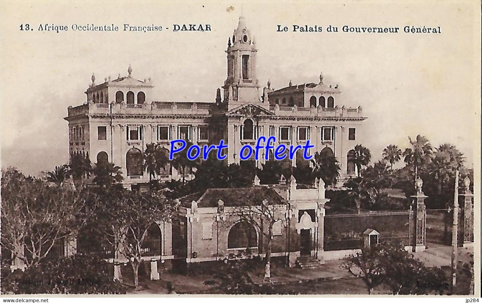 SE - Senegal - Dakar - Le Palais Du Gouverneur Général - Sénégal