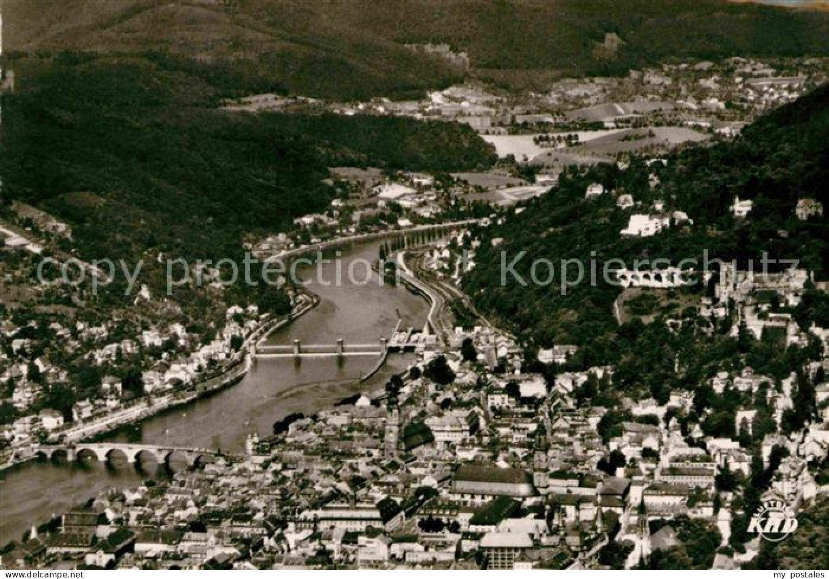 72694699 Heidelberg Neckar Fliegeraufnahme Stadt Und Schloss Heidelberg - Heidelberg