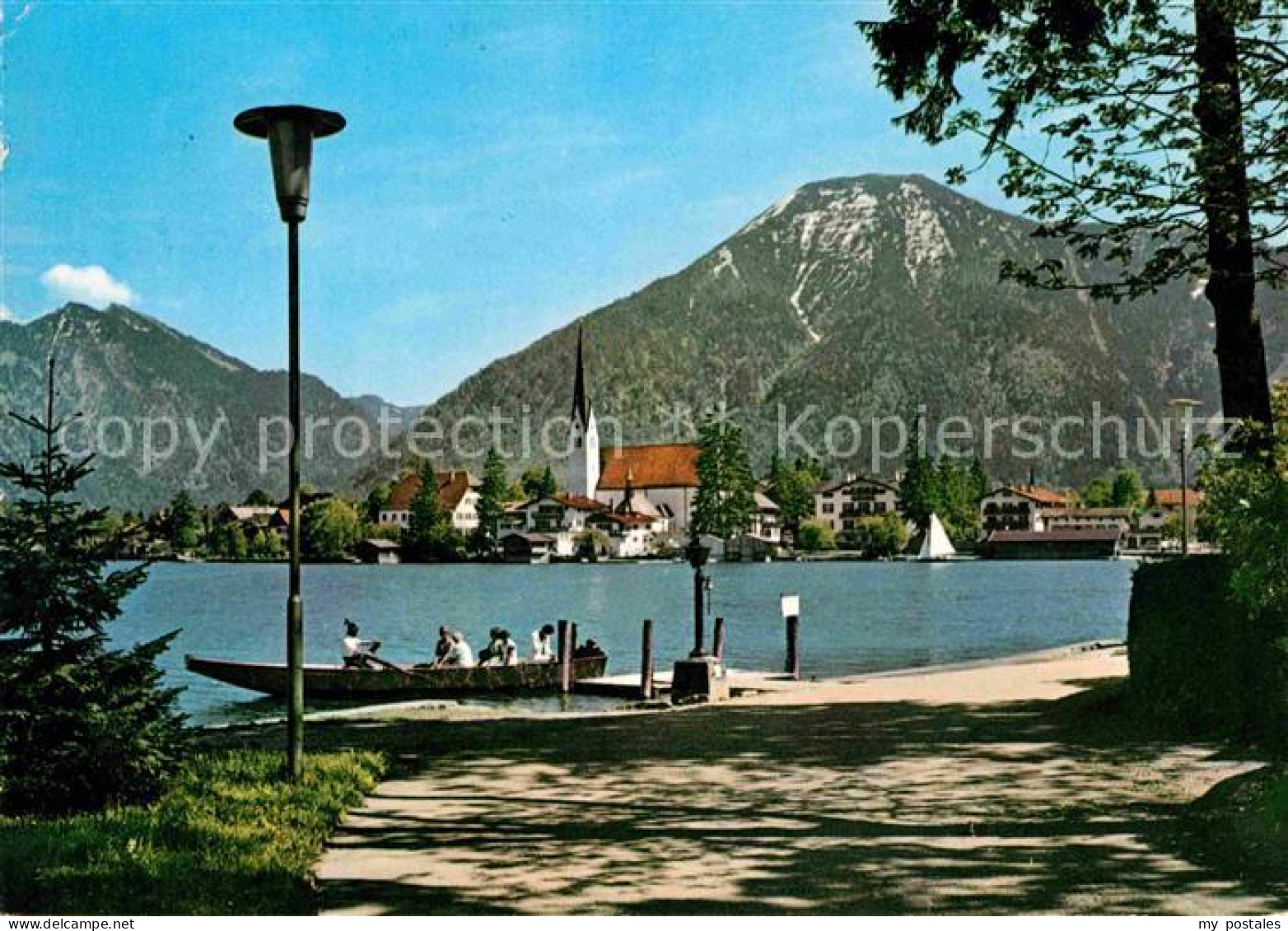 72694583 Rottach-Egern Uferpromenade Tegernsee Mit Blick Zum Wallberg Mangfallge - Sonstige & Ohne Zuordnung