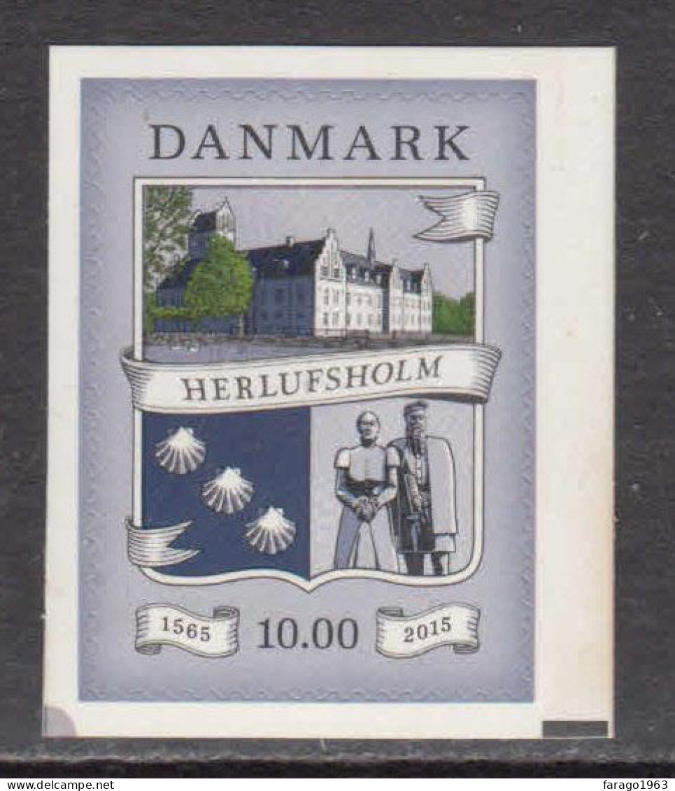 2015 Denmark Herlufsholm Coat Of Arms Complete Set Of 1 MNH @ BELOW FACE VALUE - Neufs