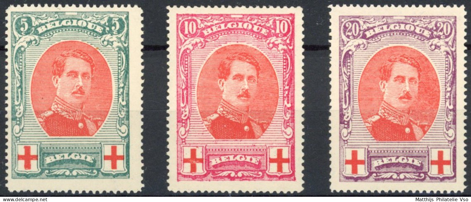 [** SUP] N° 132/34, La Série Complète - Fraîcheur Postale - Cote: 380€ - 1914-1915 Rotes Kreuz