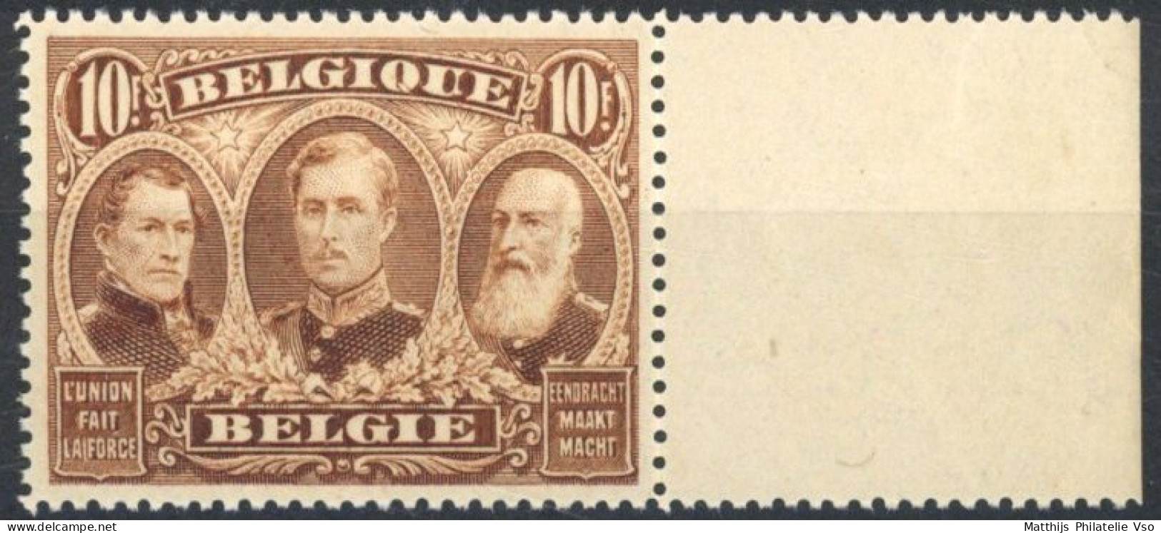 [** SUP] N° 149, 10F Les 3 Rois, Bdf Et Bon Centrage - Fraîcheur Postale. LUXE - Cote: 58€ - 1915-1920 Alberto I